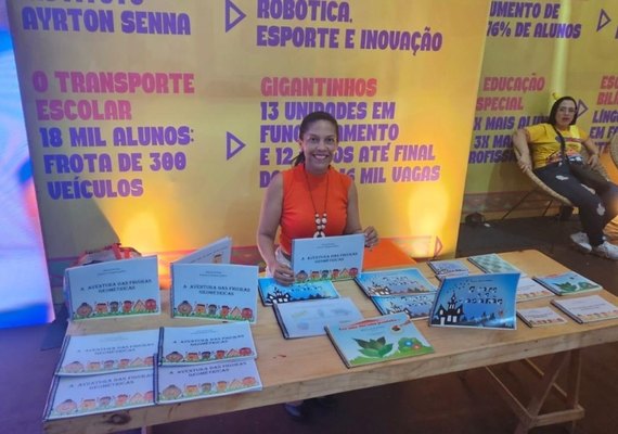 Professora e escritora da rede municipal de Maceió lança sétimo livro infantil