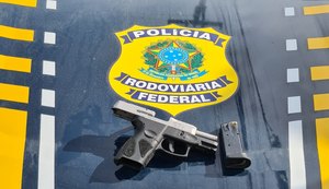 PRF prende homem por porte ilegal de arma em São Miguel dos Campos