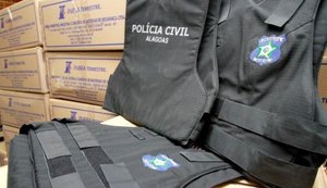 Polícia Civil de Alagoas recebe 500 novos coletes à prova de bala