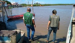 IMA investiga mortandade de peixes no município de Porto de Pedras