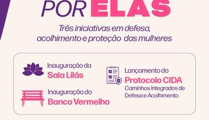 OAB/AL inaugura Sala Lilás e Banco Vermelho, e lança o Protocolo Cida