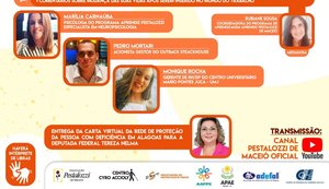 Pestalozzi de Maceió participa de live sobre Lei de Cotas em Alagoas