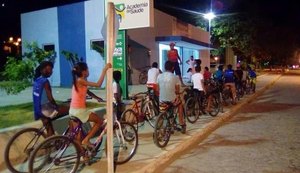 Projeto com bicicleta envolvendo crianças ganha força em Igaci