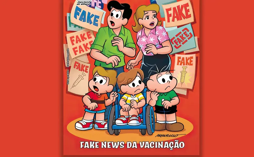 Revista em quadrinhos esclarece sobre as fake news da vacinação