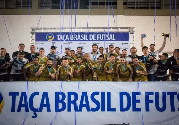 Taça Brasil de Futsal 2026 começa nesta segunda; Traipu é o representante de Alagoas