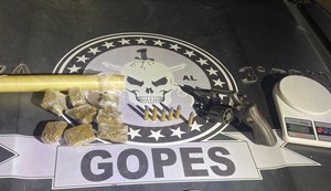 Polícia Militar registra prisões e apreensão de arma e drogas no interior