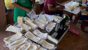 Restaurante Ecológico produz máscaras de proteção para doação