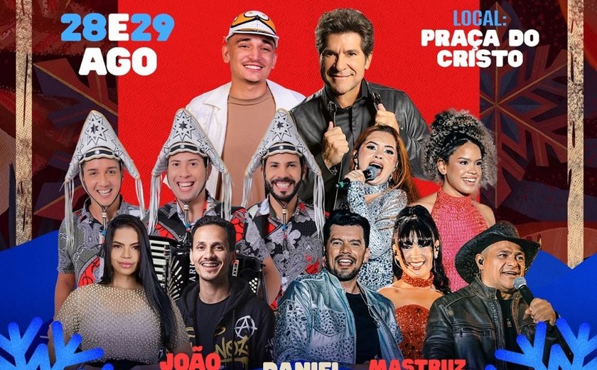 Com Daniel e João Gomes e outros, Festival de Inverno de Mar Vermelho promete duas noites de muitas emoções