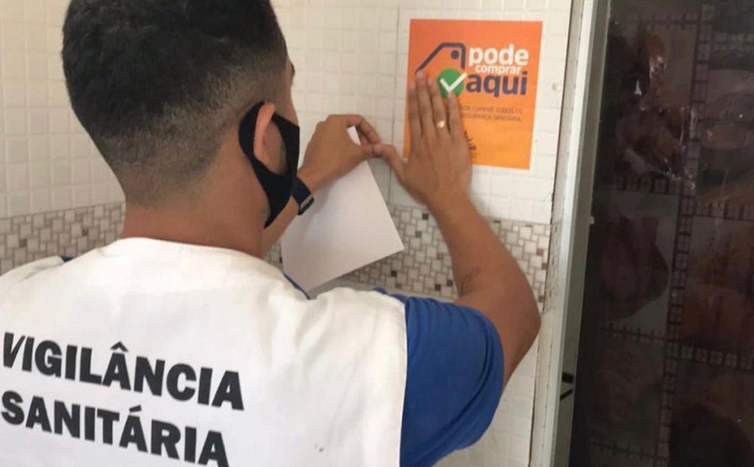 Vigilância Sanitária reforça importância do selo Pode Comprar Aqui para comércios de Maceió