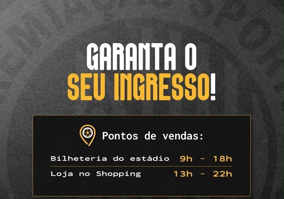 ASA começa a vender ingressos para decisão do acesso contra o Goiatuba