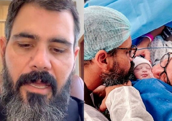 Bebê do ator de Pantanal vai passar por nova cirurgia no coração; família pede orações