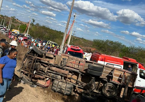 Condutor de caminhão que matou um e deixou  cinco feridos é preso no interior de AL
