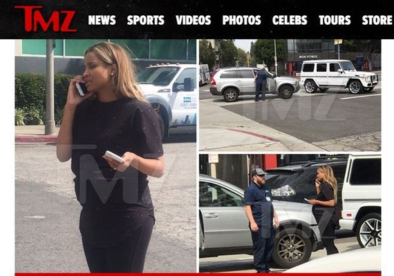 Cantora Ciara, grávida de nove meses, sofre acidente de carro mas passa bem