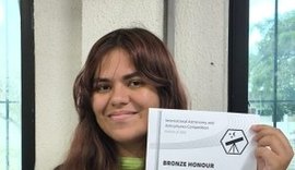 Aluna conquista Honra de Bronze na Competição Internacional de Astronomia e Astrofísica