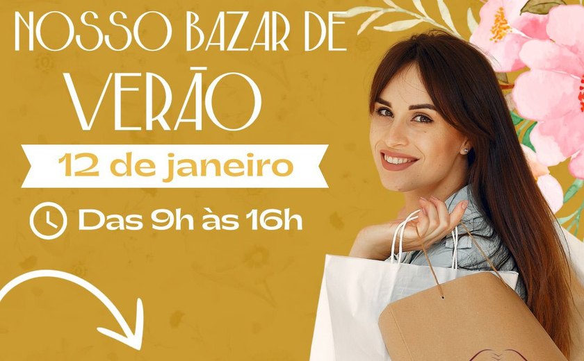 1º Bazar Lar Fraterno do Ano acontece no próximo domingo (12)