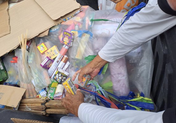Segurança Cidadã apreende fogos de artifício vendidos ilegalmente
