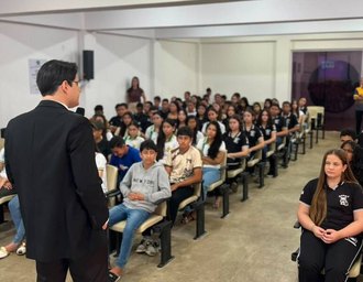 Juízes orientam quase 500 alunos de Coité do Nóia e Taquarana sobre violência doméstica