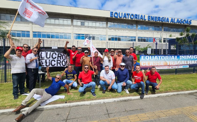Urbanitários voltam a protestar contra ataques antissindicais da Equatorial