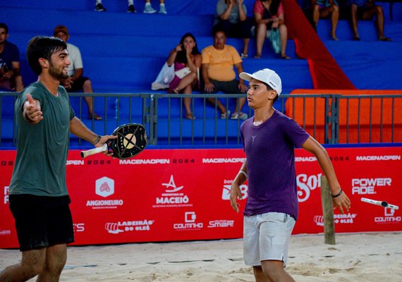 Alagoano de 15 anos, Lucas Cahu derruba favoritos ao lado de baiano e é campeão no 1º dia do Macena Open