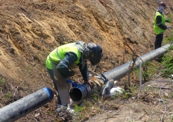 Arsal vistoria obras da duplicação do gasoduto Pilar-Marechal