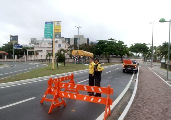 SMTT inicia alteração de trânsito na Pajuçara nesta segunda-feira