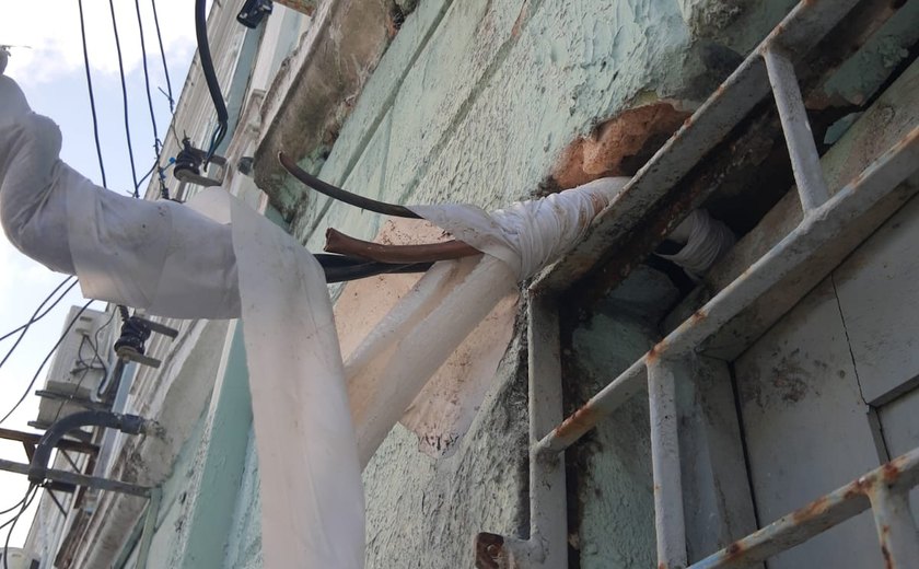 Roubos de condicionadores de ar e cabos de cobre são registrados em lojas do Centro de Maceió