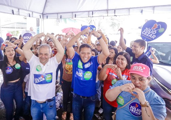 Mobilização de Júlio Cezar e Sílvio Camelo em Palmeira demonstra força da base aliada dos Renan’s e Arthur Lira