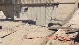 Forte ventania provoca destruição em Craíbas