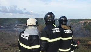 Incêndio em vegetação mobiliza equipe do Corpo de Bombeiros em Palmeira dos Índios