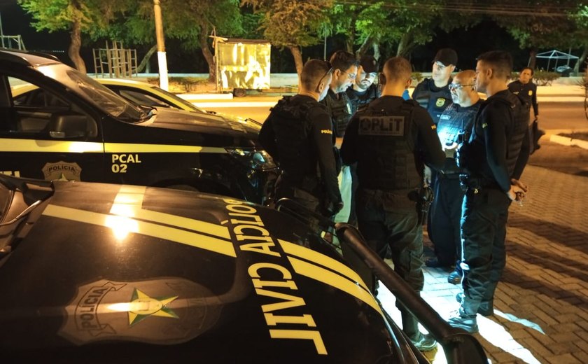 PC realiza operação para prender suspeitos de homicídios em Maceió