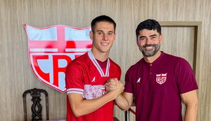 CRB apresenta oficialmente o meia Guilherme Estrella