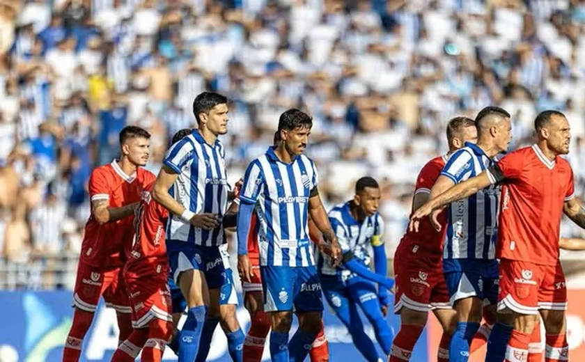 CSA e CRB empatam em 1 a 1 no Clássico das Multidões do Campeonato Alagoano