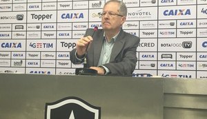 Presidente do Botafogo minimiza cobrança de Jair por reforços