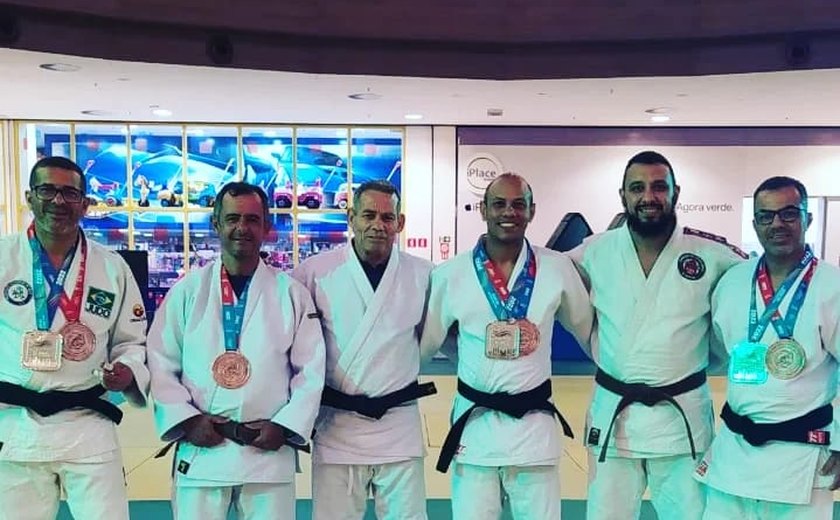 Judocas de AL conquistaram sete medalhas no Pan-Anamericano e Sul-Americano na BA