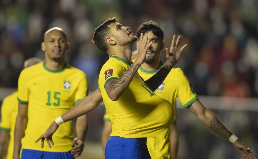 Mesmo na altitude, Brasil goleia Bolívia por 4 a 0