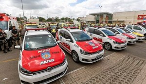 Segurança Pública recebe novas viaturas, armas e munições do governo do estado