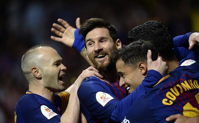 Barcelona goleia o Sevilla por 5x0 e conquista o tetracampeonato da Copa do Rei