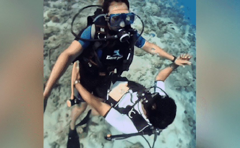 Turista denuncia abuso durante mergulho cometido por instrutor