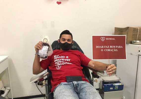 Com apenas 47,6% do estoque de sangue necessário, Hemoal faz coleta externa