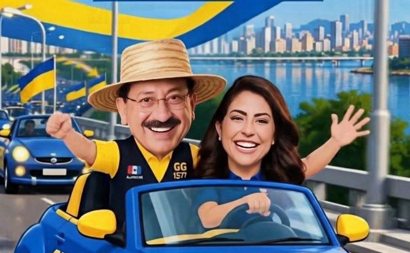 GG e deputada Gabi aceleram campanha com mega carreata neste domingo em Rio Largo