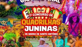 Barra de Santo Antônio celebra dia do quadrilheiro com final do concurso de quadrilhas juninas