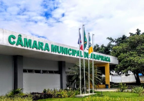 Sessões da Câmara de Arapiraca serão de portas fechadas