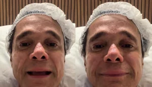 Cantor Netinho chora em hospital após expor volta do câncer