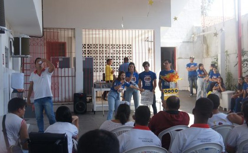 Projeto Samu nas Escolas realiza ação para alunos da Pestalozzi de Maceió