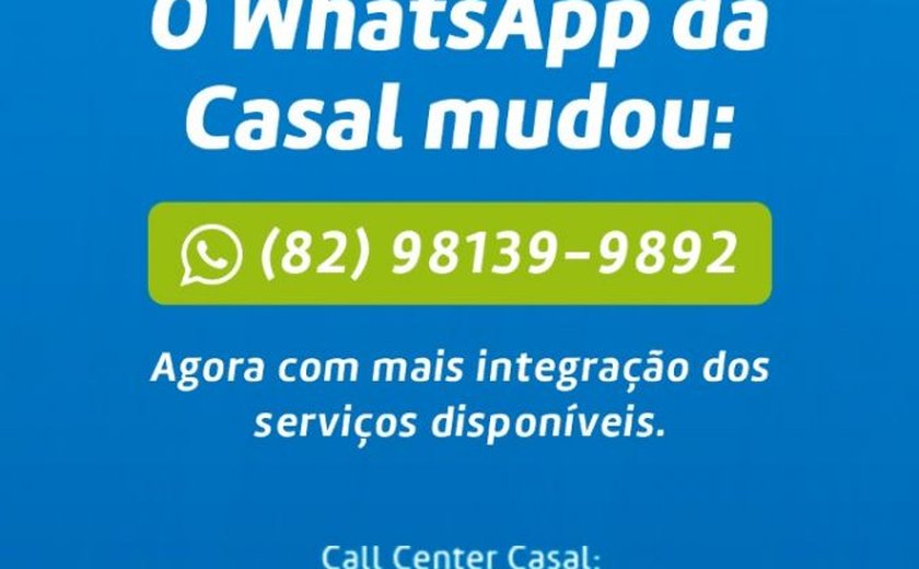 Casal tem novo número de WhatsApp para atender à população: 98139-9892