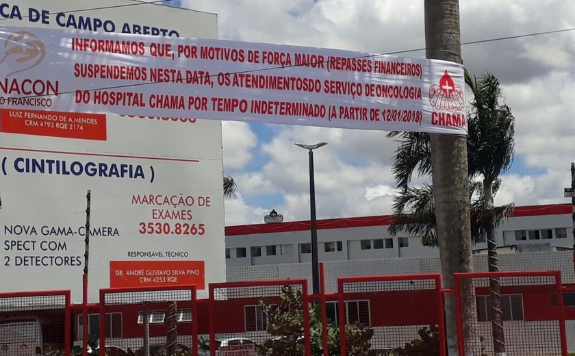 Hospital Chama de Arapiraca volta suspender tratamento a pacientes com câncer