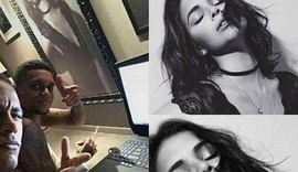 Olha o flagra! Quadro de Bruna Marquezine chama atenção na sala de Neymar Jr.