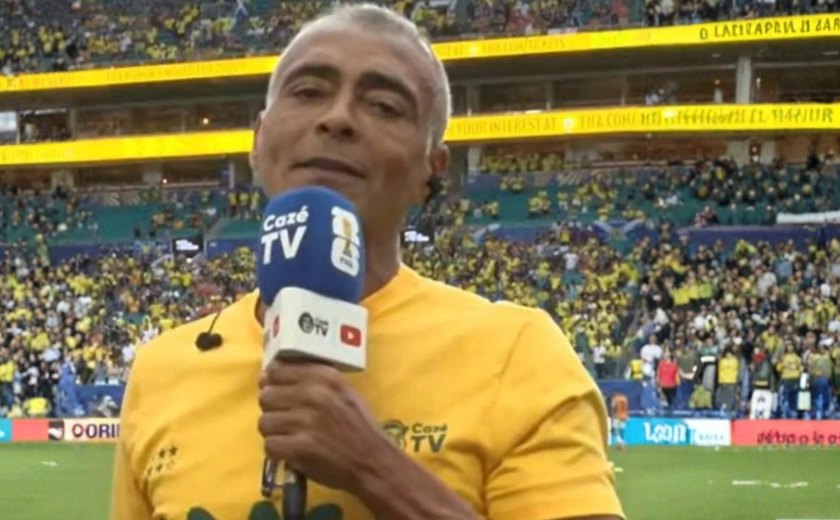 Justiça bloqueia cachê de Romário na CazéTV durante a Copa
