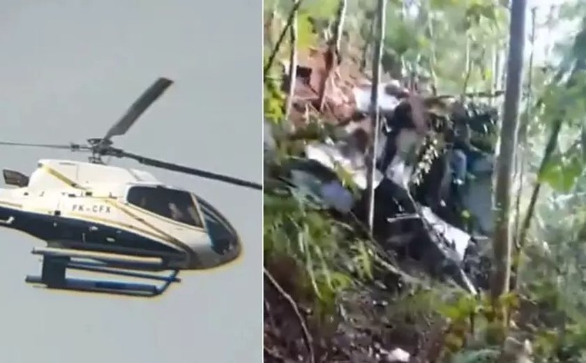 Queda de helicóptero mata oito pessoas na Indonésia