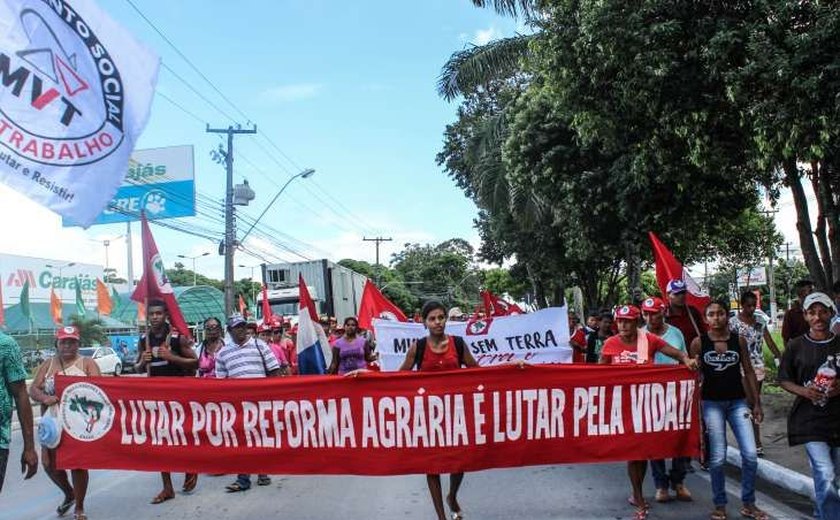 Em defesa da Reforma Agrária, Sem Terra de AL iniciam Jornada de Luta Unitária em Maceió